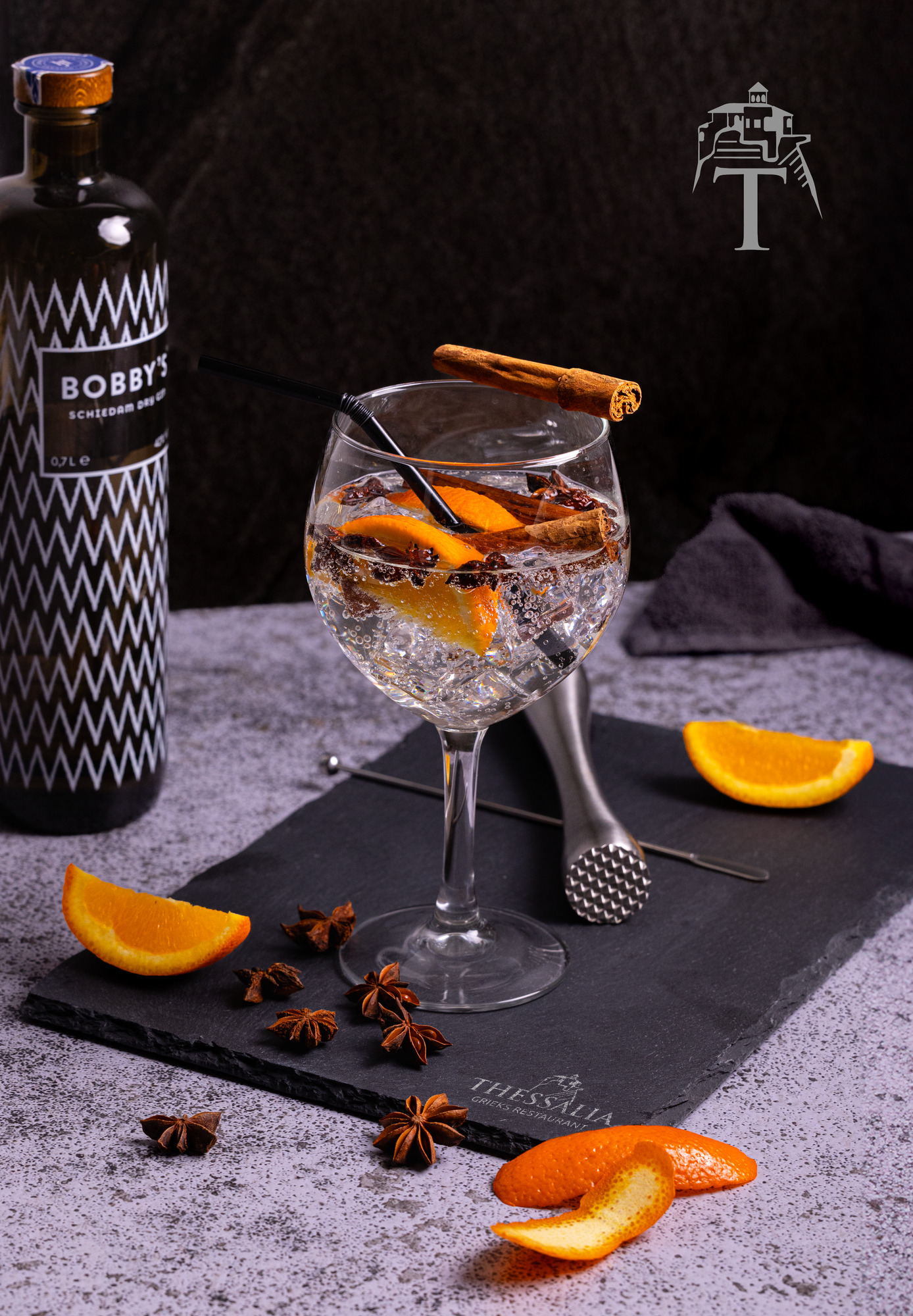 Bobby's gin tonic bij Thessalia